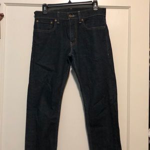 Levi’s dark washed jeans